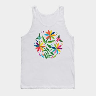 Spring Colorful Flowers by Akbaly T-Shirt Tank Top